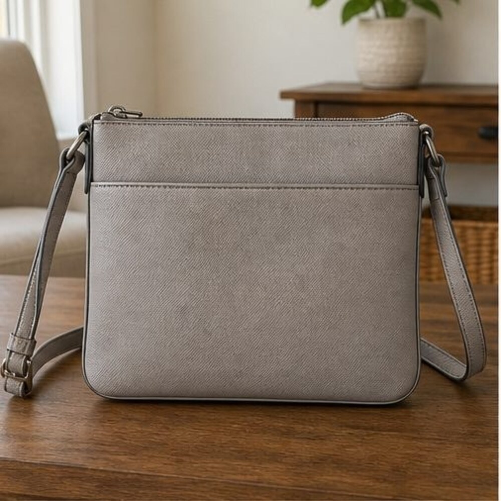 Charcoal Vegan Leather Bag